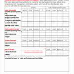 Sales Rep Call Report Template