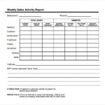 Sales Visit Report Template Downloads