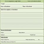 School Incident Report Template