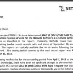 Ssae 16 Report Template