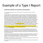 Ssae 16 Report Template