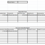 Test Case Execution Report Template