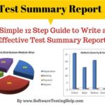 Test Summary Report Template