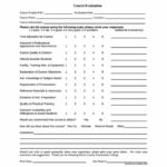 Training Evaluation Report Template