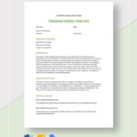 Training Needs Analysis Report Template