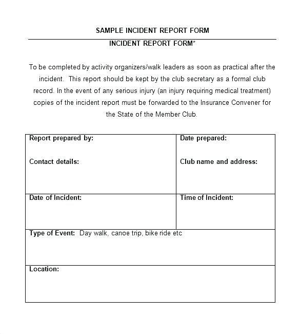 Vehicle Accident Report Form Template (7) TEMPLATES EXAMPLE