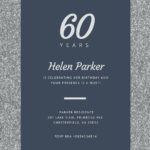 60th Birthday Powerpoint Templates