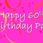 60th Birthday Powerpoint Templates