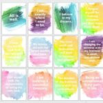 Affirmation Card Templates