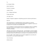 Appealing a Disciplinary Letter Templates