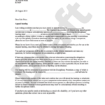 Appealing a Disciplinary Letter Templates