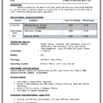 B Tech Fresher Resume Templates