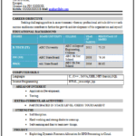 B Tech Fresher Resume Templates