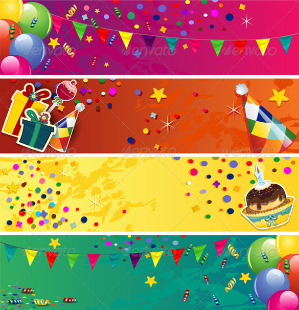 Banner Birthday Templates Free