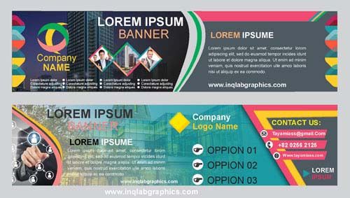 Banner Templates Vector Cdr