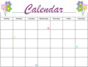 Blank Activity Calendar Template (1) - TEMPLATES EXAMPLE | TEMPLATES ...