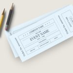 Blank Admission Ticket Template