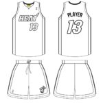 Blank Basketball Uniform Template