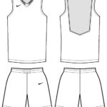 Blank Basketball Uniform Template