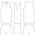 Blank Basketball Uniform Template