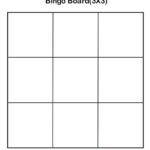 Blank Bingo Template Pdf