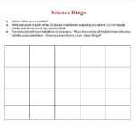 Blank Bingo Template Pdf