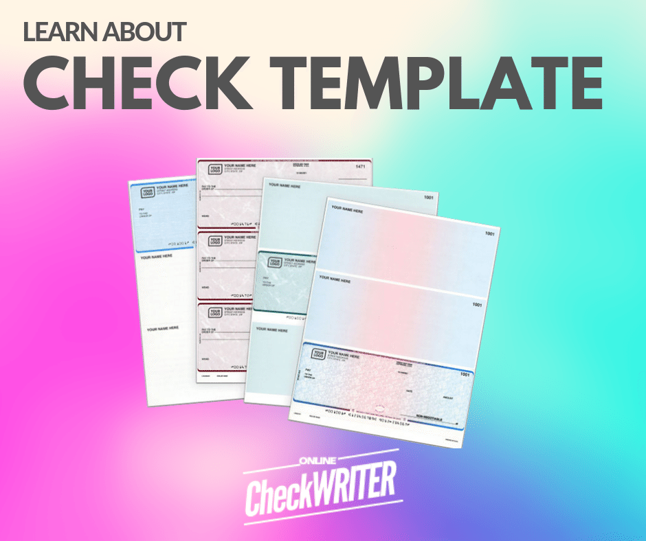 Blank Business Check Template Word