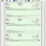 Blank Business Check Template Word