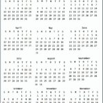 Blank Calendar Template for Kids