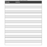 Blank Checklist Template Word