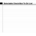 Blank Checklist Template Word