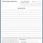 Blank Estimate Form Template