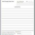 Blank Estimate Form Template