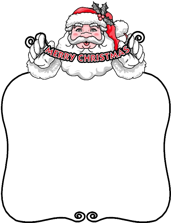 Blank Letter From Santa Template