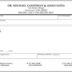 Blank Prescription form Template