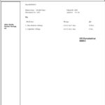 Blank Prescription form Template