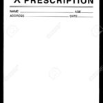 Blank Prescription form Template