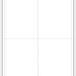 Blank Quarter Fold Card Template