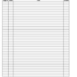 Blank Table Of Contents Template Pdf