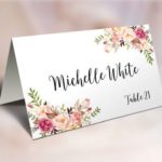 Blank Tent Card Template