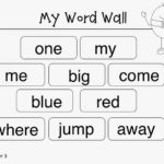 Blank Word Wall Template Free