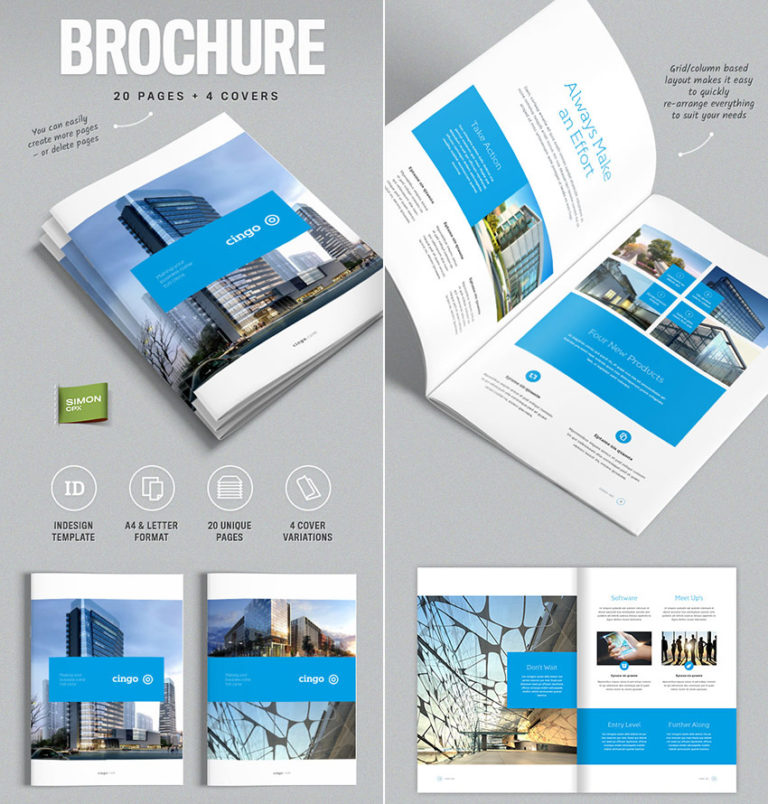 Image 1 for Adobe Indesign Brochure Templates