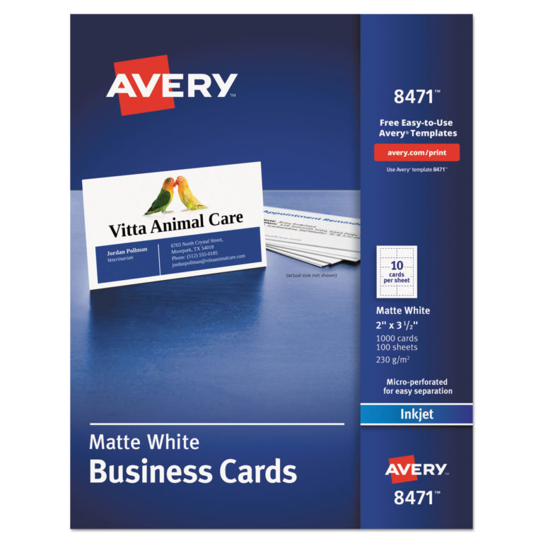 Business Card Templates Avery (5) - TEMPLATES EXAMPLE | TEMPLATES EXAMPLE