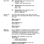 Cv Templates English