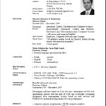 Cv Templates English