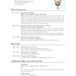 Cv Templates English