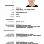 Cv Templates Germany