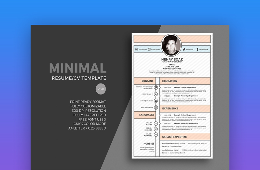 Cv Templates Graphic