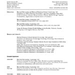 Cv Templates Harvard