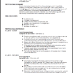 Cv Templates Hospitality